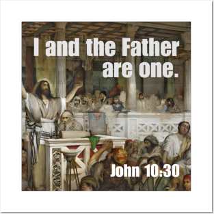 John 10:30 Posters and Art